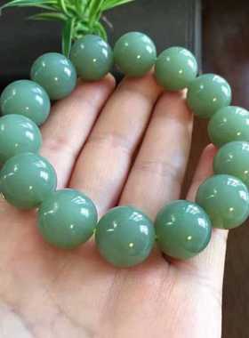 保真天然和田玉手链男款玉手串