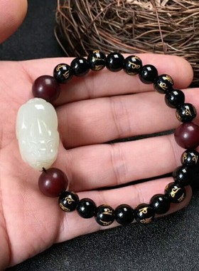 貔貅手链招财皮丘天然和田玉