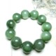天然超润新疆和田玉碧玉手链菠菜绿碧玉手串正品 转运珠手链 男女款