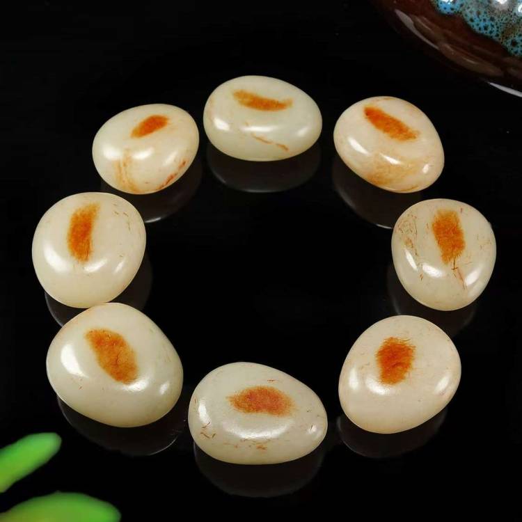 正品玉石玉器和田玉手链白玉原石籽料手链手串男款玉手链手串手链