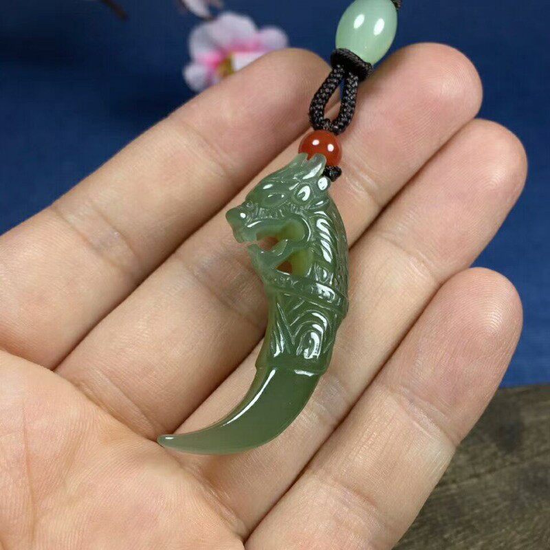 天然男女款项链新疆和田玉送证书