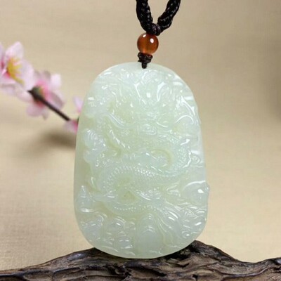 天然龙牌挂件男士新疆和田玉包邮