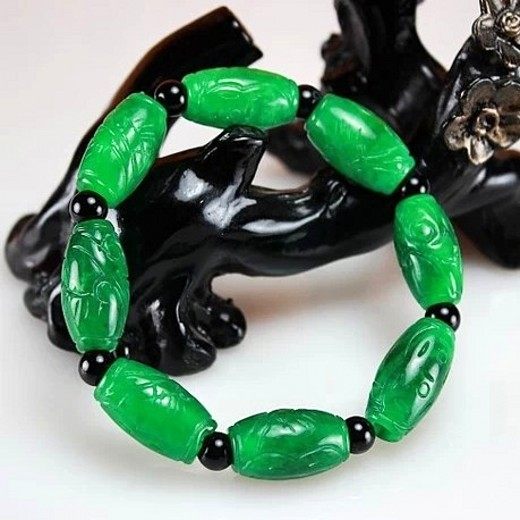 满绿色干青翡翠雕花手链帝王绿干青铁龙生翡翠手串正品男女款手链,珠宝/钻石/翡翠,手链/手串,淘宝优惠券,粉丝福利购,淘宝优惠卷