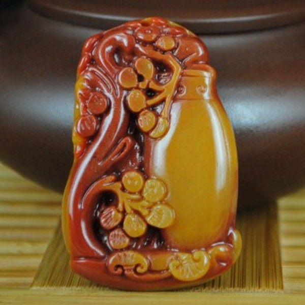 a货吊坠老坑挂件黄龙玉包邮