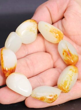 正品玉石和田玉籽料手串