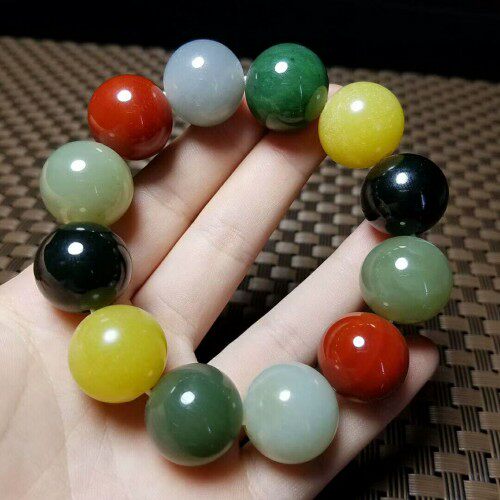 天然手串男款新疆和田玉