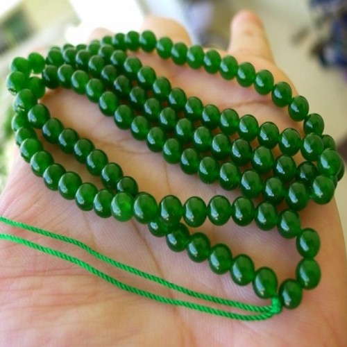 天然项链佛珠挂绳新疆和田玉