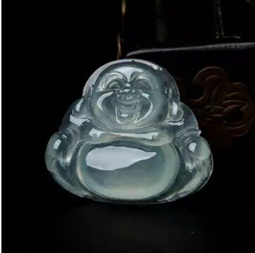 缅甸天然玻璃种挂件女款佛公吊坠