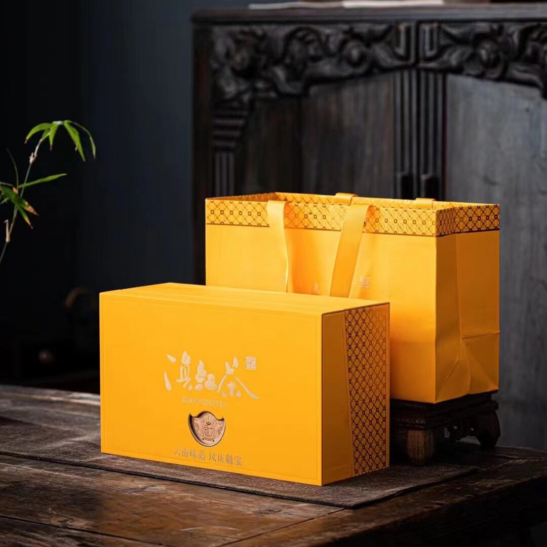 滇红金螺云南凤庆滇红茶特级正品蜜香型红茶高端礼盒装送礼500g