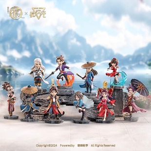 正版微次元画江湖之不良人Q版盲盒第一弹国漫周边潮玩手办摆件