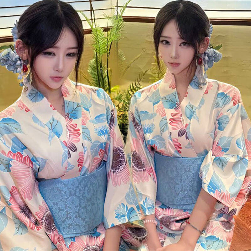 影楼新款复古日式和服浴衣连衣裙