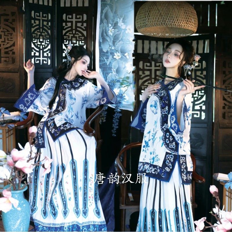 影楼国风清汉女装写真汉服格格服