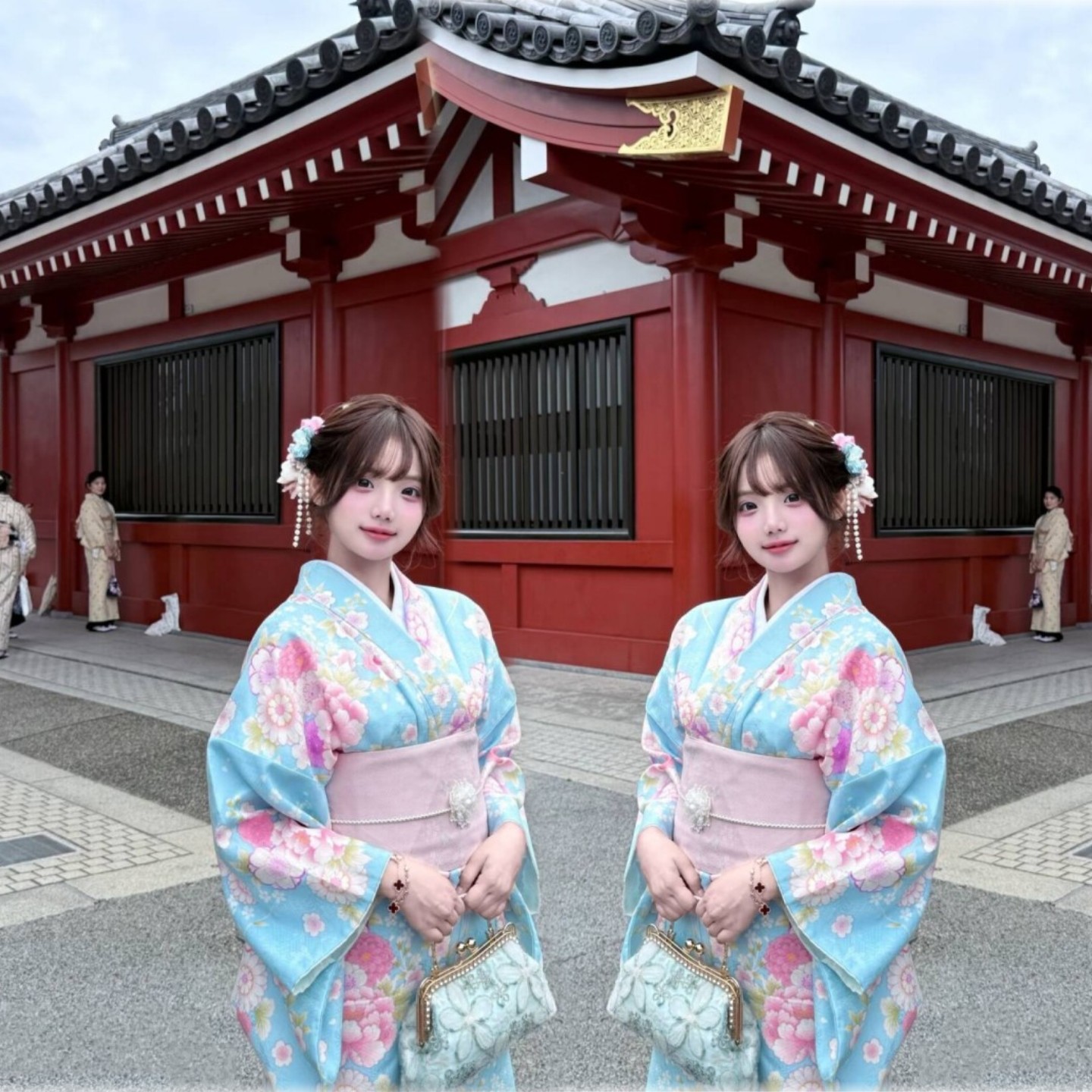 和服新款传统神明少女拍照写真