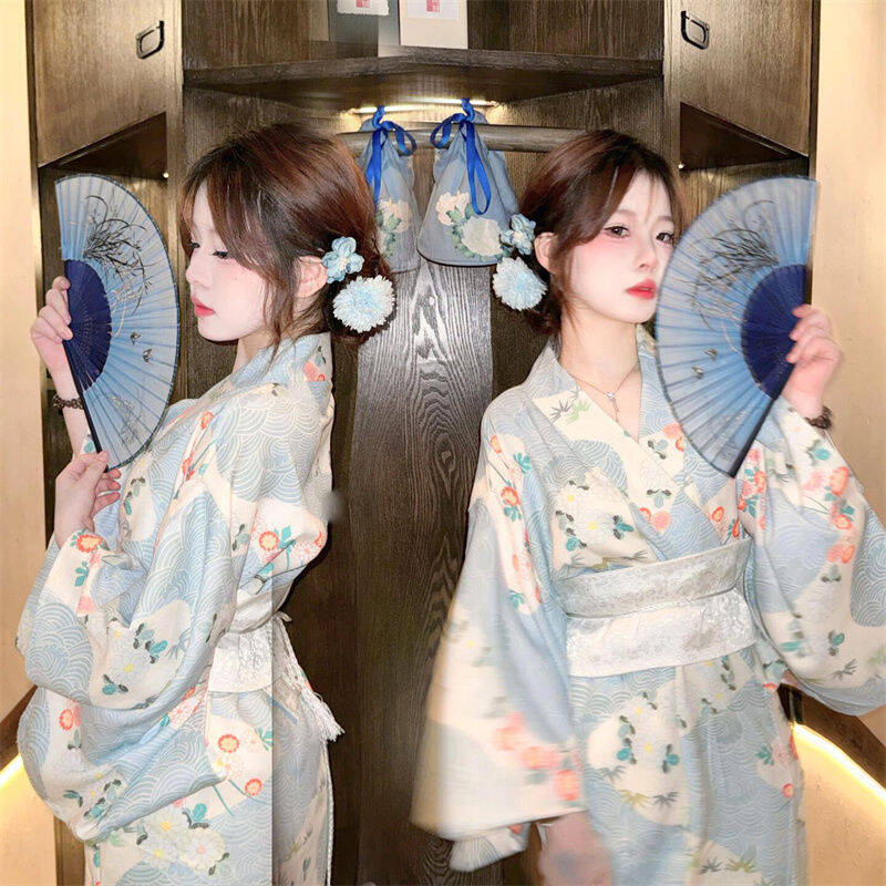 新款和服文艺复古小清新神明少女