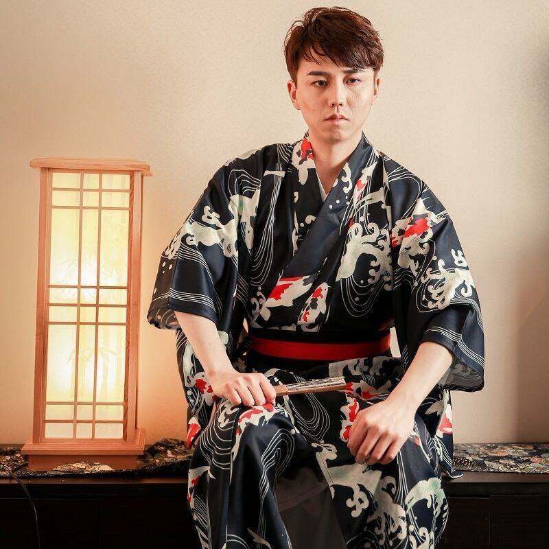 影楼四季和服男正装花美男