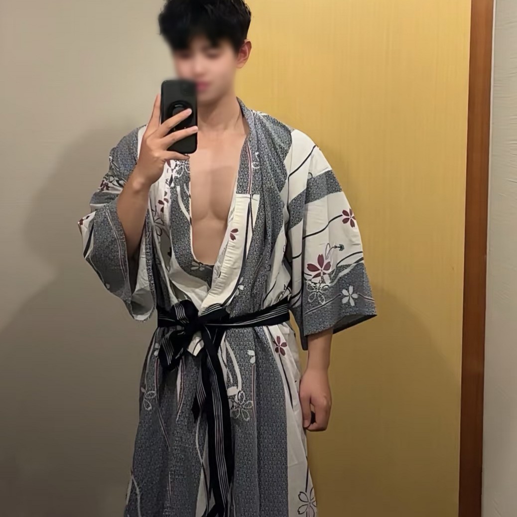 日式武士男款浴衣和服剧本杀