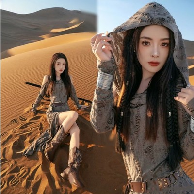 影楼新款沙丘废土风旅拍摄影服