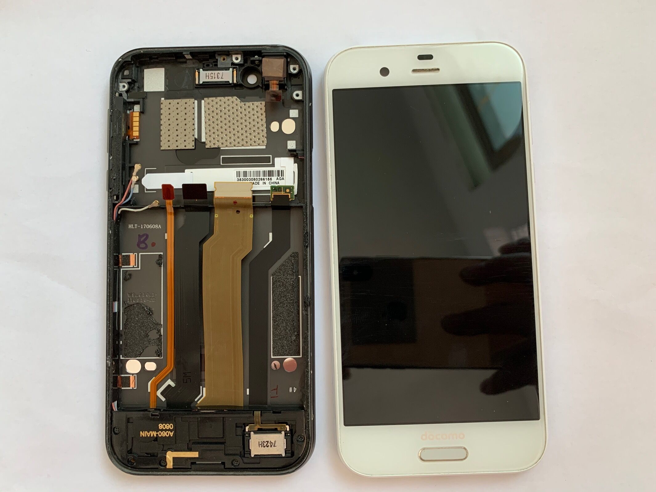 AQUOS R 夏普SHV39屏幕605sh SH-03J手机屏幕总成触摸屏带框