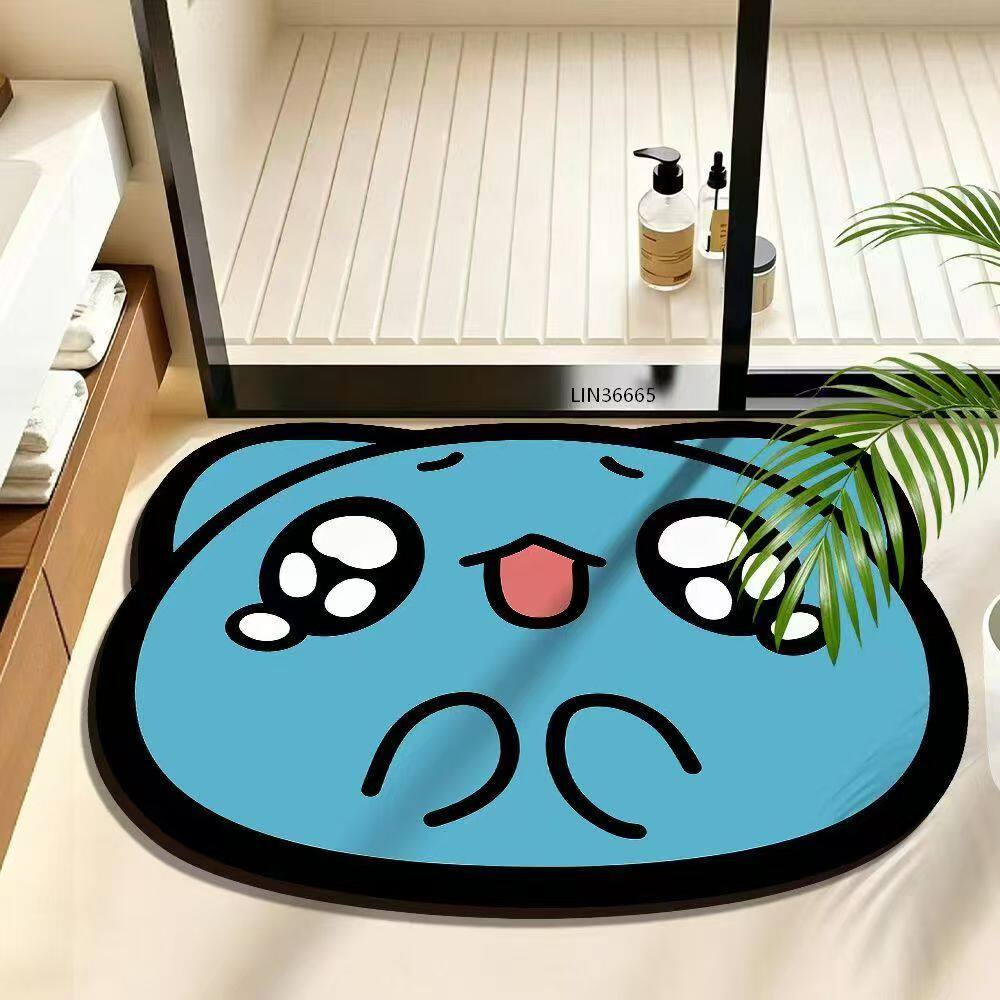 异形吸水防滑入户门垫浴室玄关耐脏耐磨速干地垫脚垫硅藻泥地垫