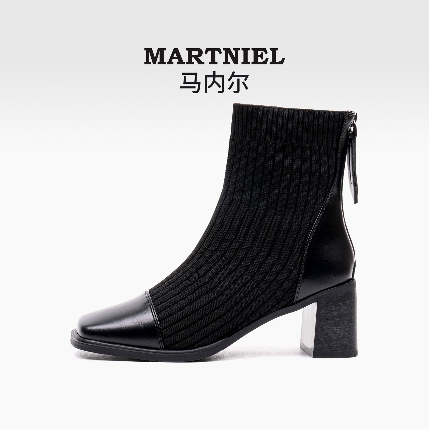 马内尔都市时尚优雅瘦瘦靴