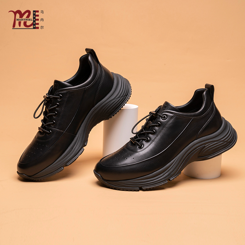 马内尔4cm休闲皮鞋商务