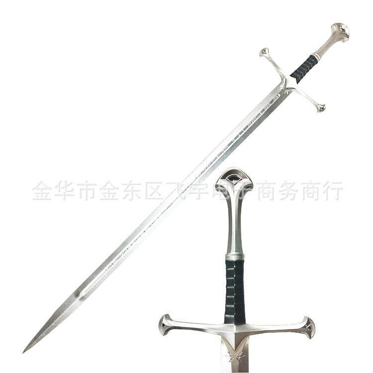 电影指环王纳西尔圣剑魔界霍比特人剑1.1阿拉贡长剑cos道具pu刀剑