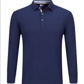 定制印字logo纯棉工作服定做厂家套头保罗广告衫 长袖 Polo衫 南宁