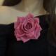 拍照好看出片氛围感玫瑰胸花网红主播上镜胸针旅游穿搭发夹头饰