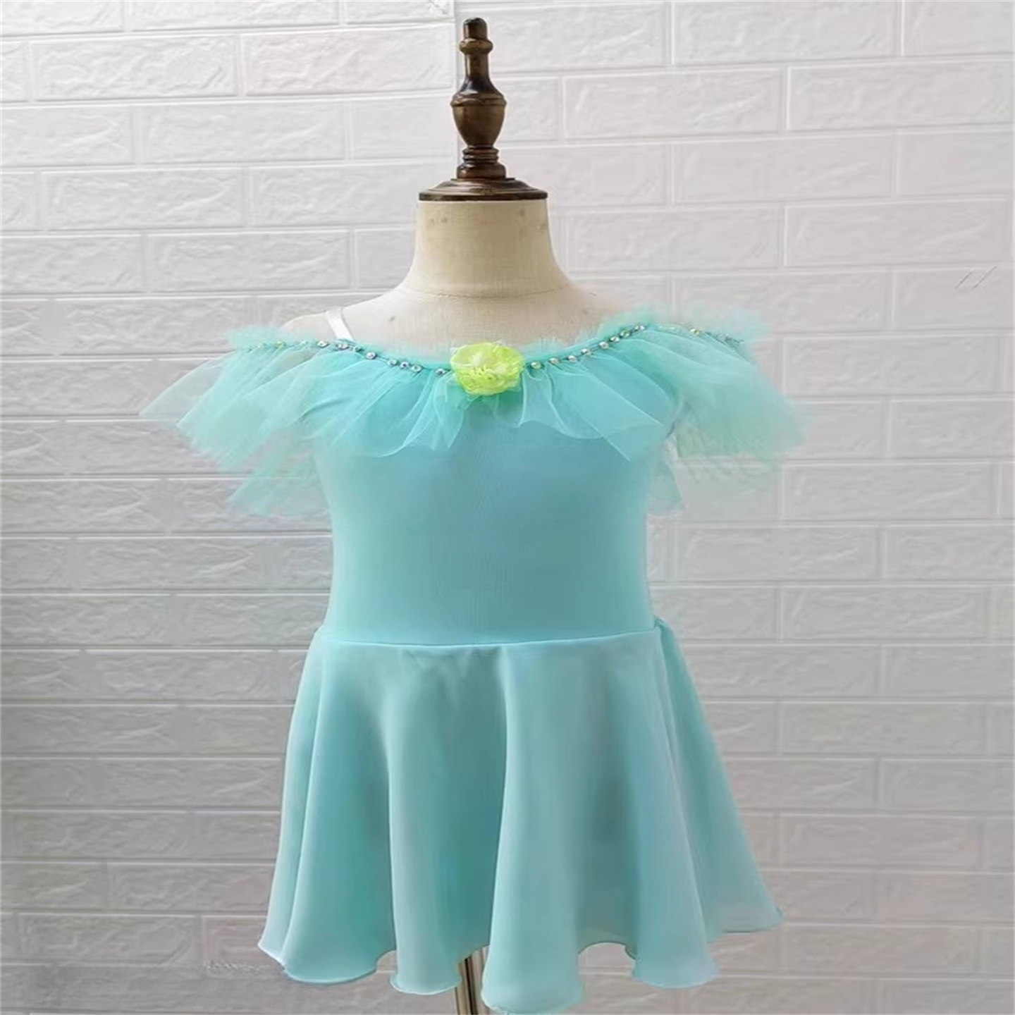 新款芭蕾舞丘比特变奏演出服儿童高腰雪纺短裙魔符爱神小天使舞服