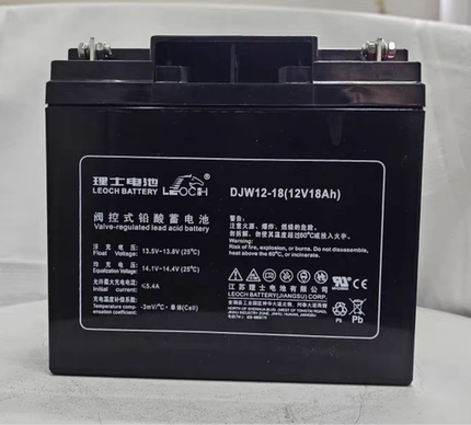 理士蓄电池DJW12-18 12V18AH免维护消防主机电梯应急备用蓄电池