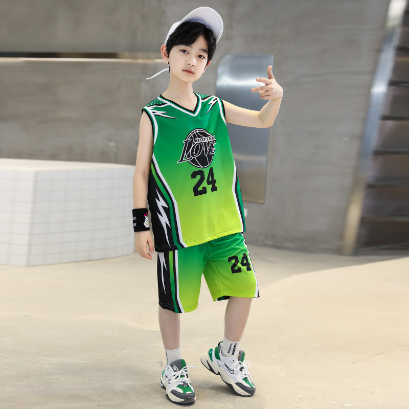 男童夏装篮球服套装2026新款中小儿童夏季速干球衣男孩运动服潮装