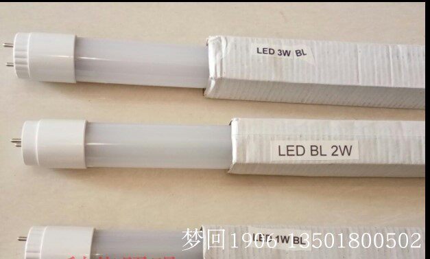 LED灭蚊灯管 T8灭蚊 1W 2W 3W蓝光诱蚊灭蝇灯管 34.5CM 45CM 60CM图片