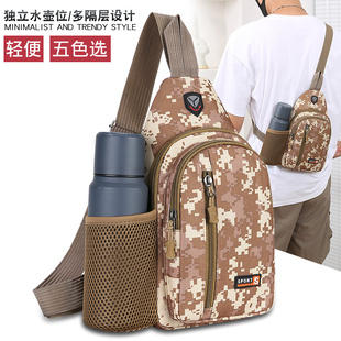 韩版 运动胸包女大容量学生单肩包 简约小背包百搭斜挎包男休闲男士