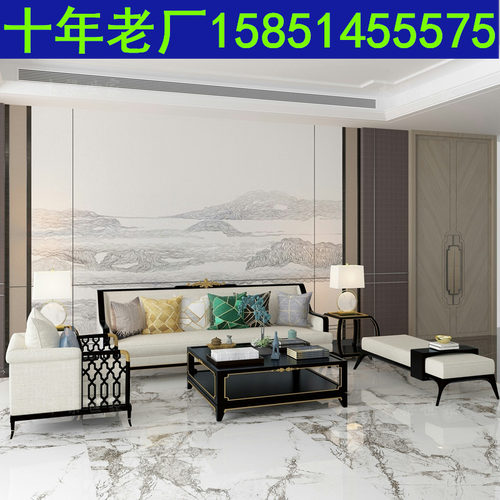 售楼处新中式风别墅禅意布艺沙发