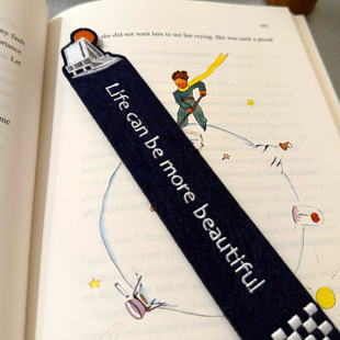 阿那亚刺绣书签日出礼堂秦皇岛北戴河文创旅行纪念品礼物文具阅读