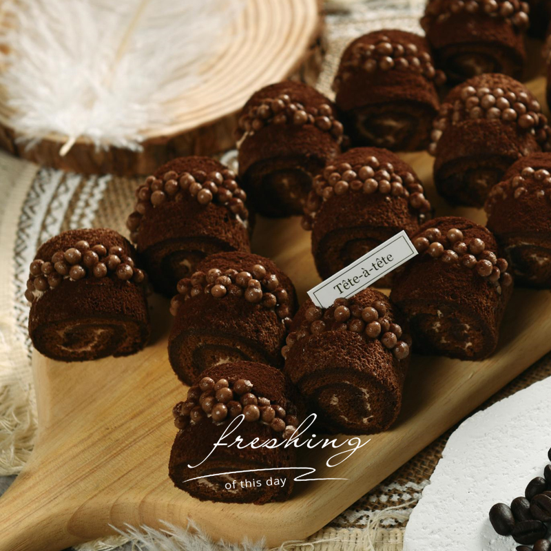 迷你脏脏卷巧克力甜品西式糕点