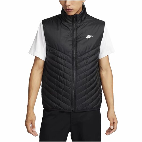 Nike耐克 Therma-FIT 男子纯色百搭立领拉链无袖棉马甲FB8202-011