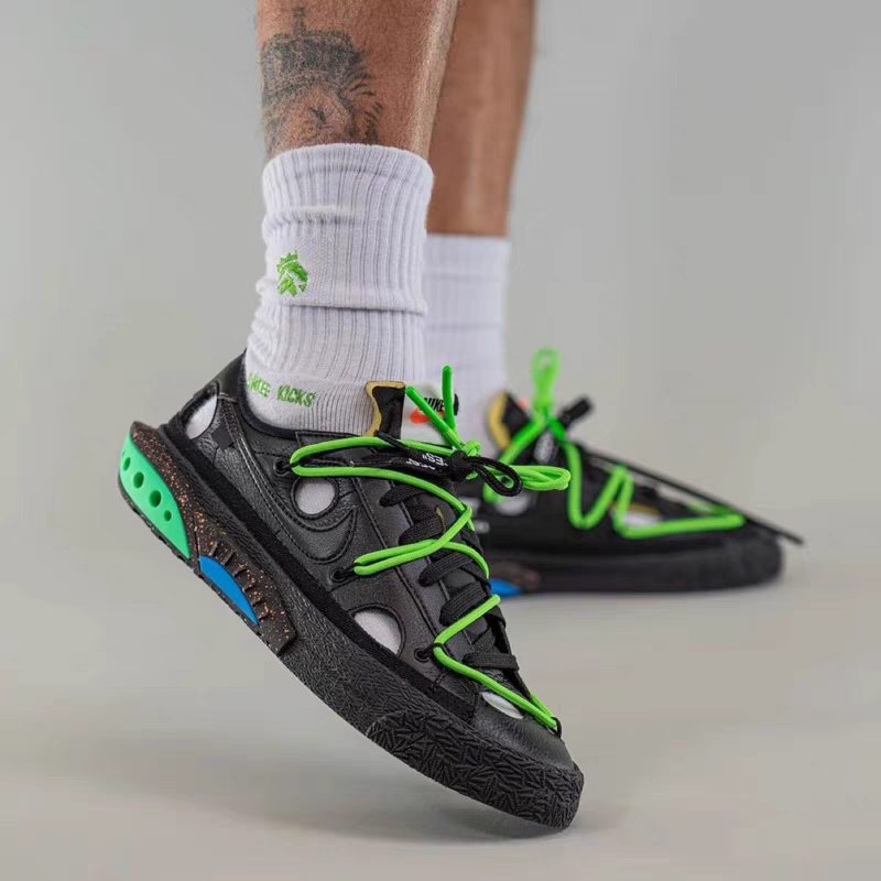 Nike/耐克 BlazerLow OffWhite OW 联名解构男女板鞋 DH7863-001