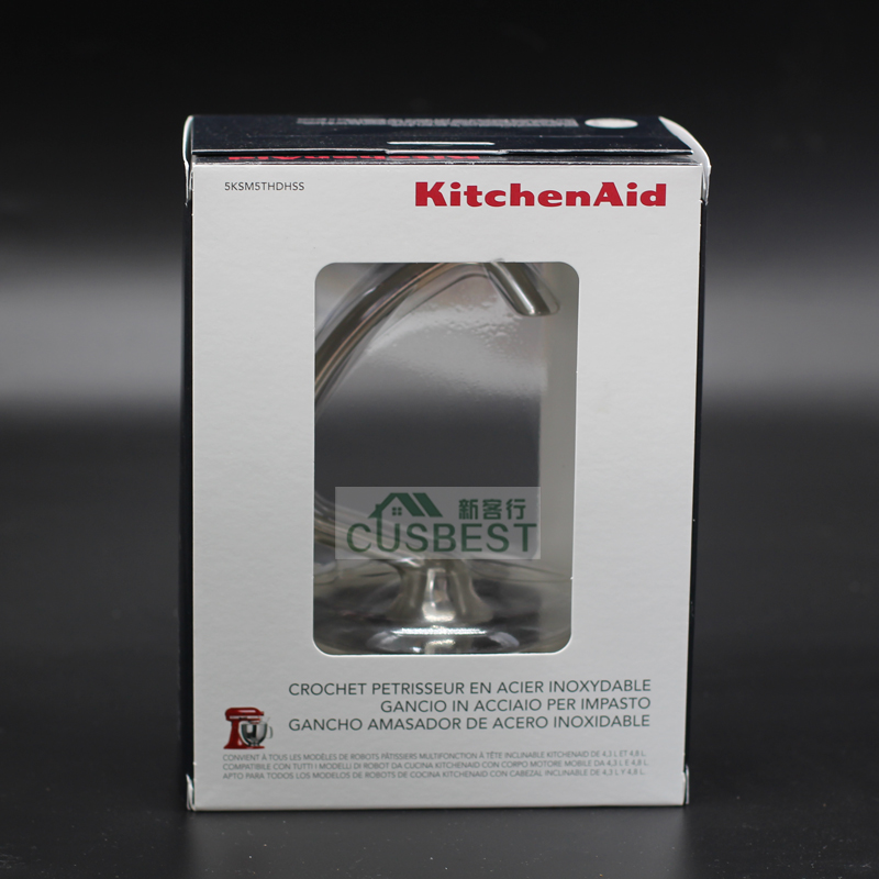 不锈钢和面钩打面团kitchenaid