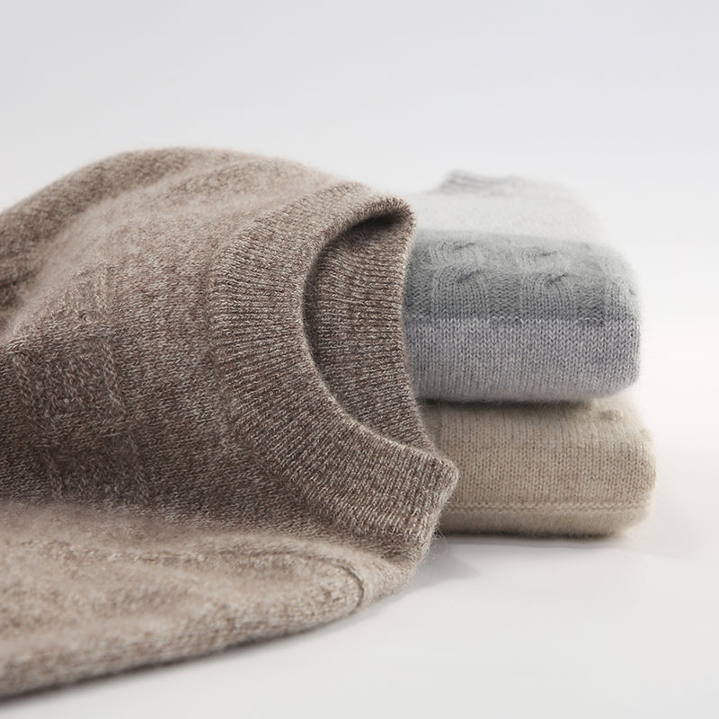 康赛妮纱线100%山羊绒儿童羊绒衫