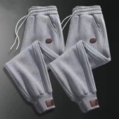 清仓捡漏专柜撤回潮牌运动裤 冬加绒卫裤 子男装 束脚宽松休闲春秋季