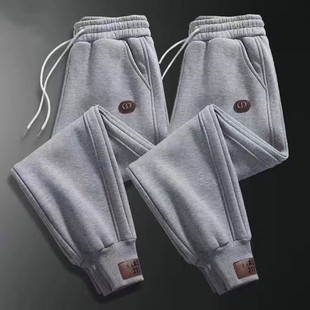 冬加绒卫裤 束脚宽松休闲春秋季 子男装 清仓捡漏专柜撤回潮牌运动裤