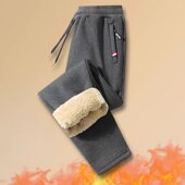 2025新款 秋季 宽松黑色休闲束脚裤 广州十三行男士 直筒运动卫裤 男