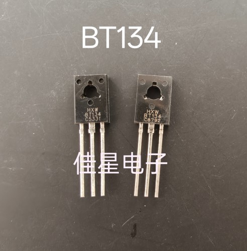 双向可控硅 晶闸管 BT134-600E 直插TO-126 4A600V BT134-600D