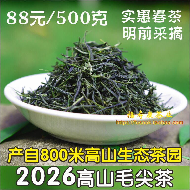2026年五峰毛尖高山绿茶明前春茶