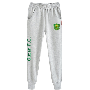 北京国安张玉宁张稀哲于大宝足球迷服运动长裤男女束小脚裤卫裤子