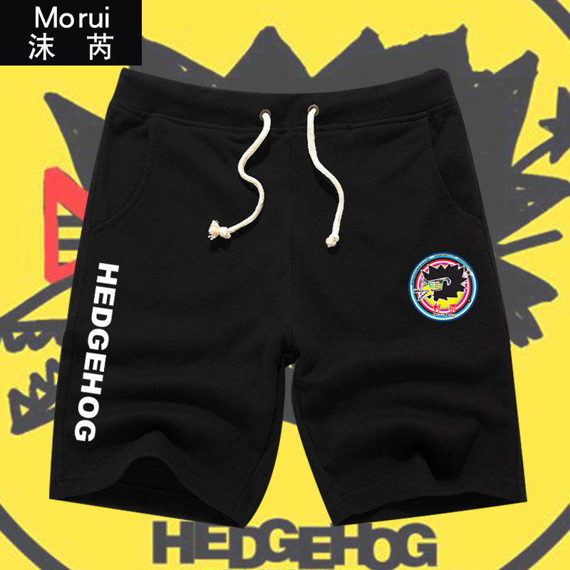 盘尼西林刺猬面孔摇滚短裤子夏装