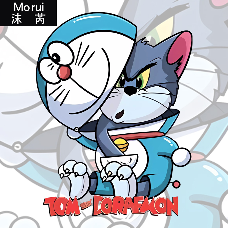 西游记联名哆啦A梦大雄连帽卫衣