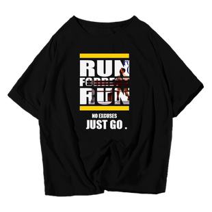 阿甘正传经典台词forrest gump电影周边短袖t恤衫男女半袖上衣服