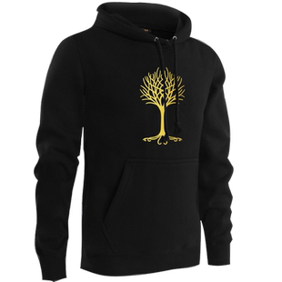 经典电影魔戒指环王周边衣服加绒套头连帽卫衣男女带帽衫外套冬装